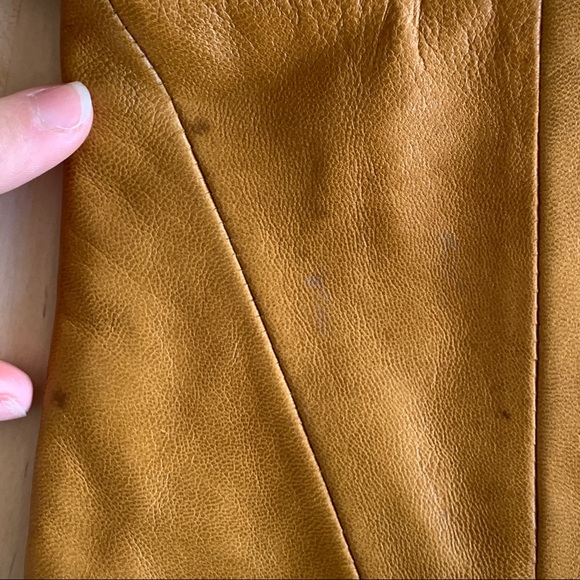 Vintage leather shoulder bag mini bag - Picture 4 of 8